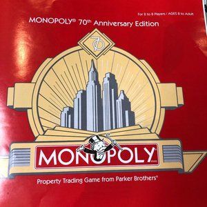 70th Anniversary Edition Monopoly Complete Family
